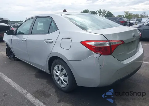 2015 Toyota Corolla L z USA, uszkodzony, nr VIN 2T1BURHE2FC430533